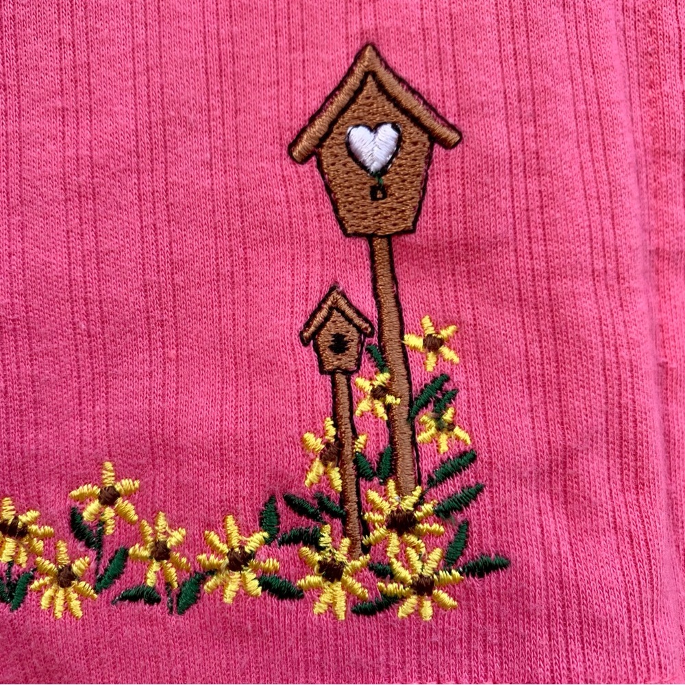 Pink Cottagecore Button Front Top - Picture 3 of 11